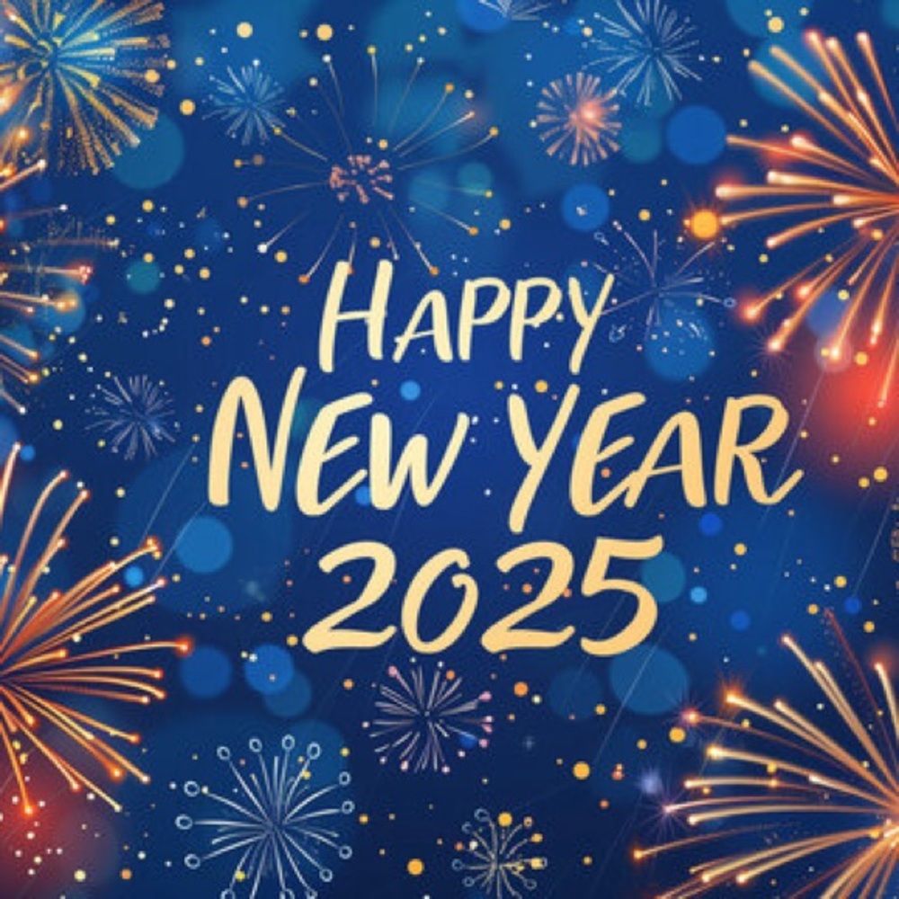 Happy New Year 2025 Celebration Poster